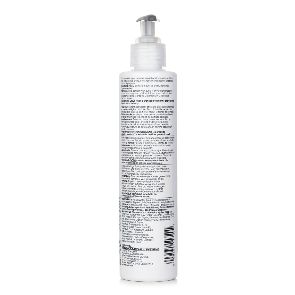 Paul Mitchell Express Style Fast Form cream gel in a 200ml bottle, ideal for frizz control, hydration, and styling all hair types.