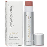 Jane Iredale LipDrink Lip Balm SPF 15 in Buff, 4g, features macadamia oil for hydration and UV protection with a citrus flavor.