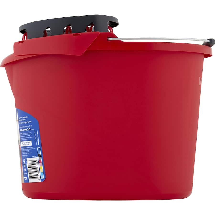 Vileda Supermocio Power Press Bucket & Wringer - Each