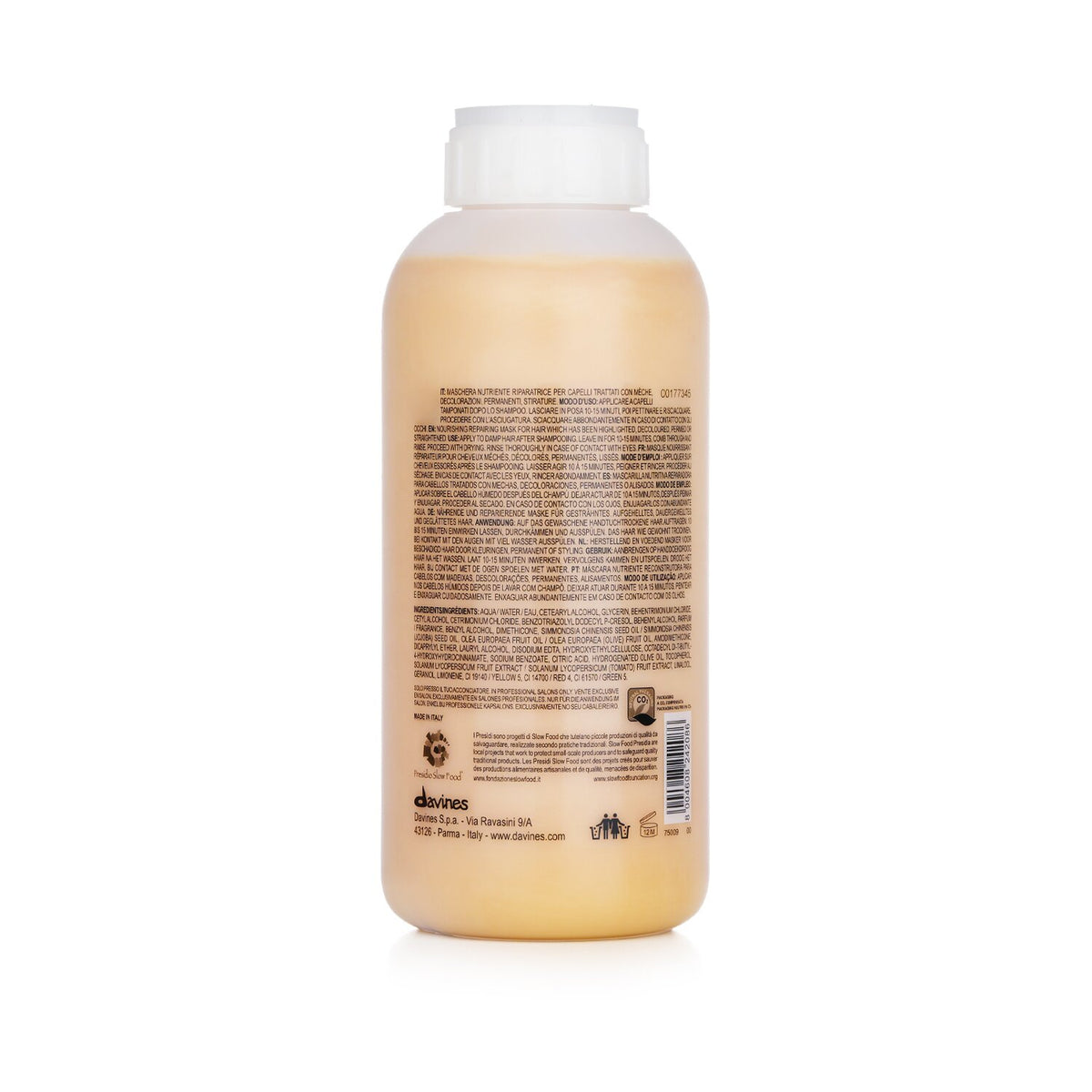 Davines Nounou Nourishing Repairing Mask (For Highly Processed or Brittle Hair)