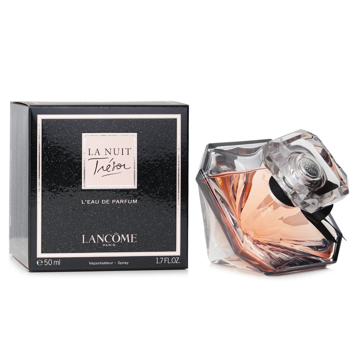 Luxurious 50ml Eau de Parfum with notes of lychee, raspberry, rose, vanilla, and patchouli, perfect for evening wear.