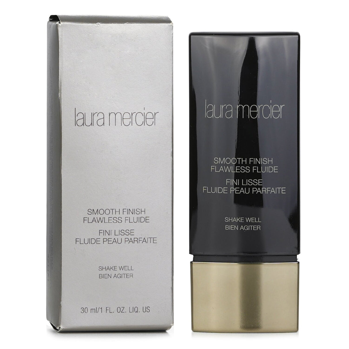 Laura Mercier Smooth Finish Flawless Fluide in #Truffle, 30ml, offers sheer, radiant coverage for a flawless complexion.