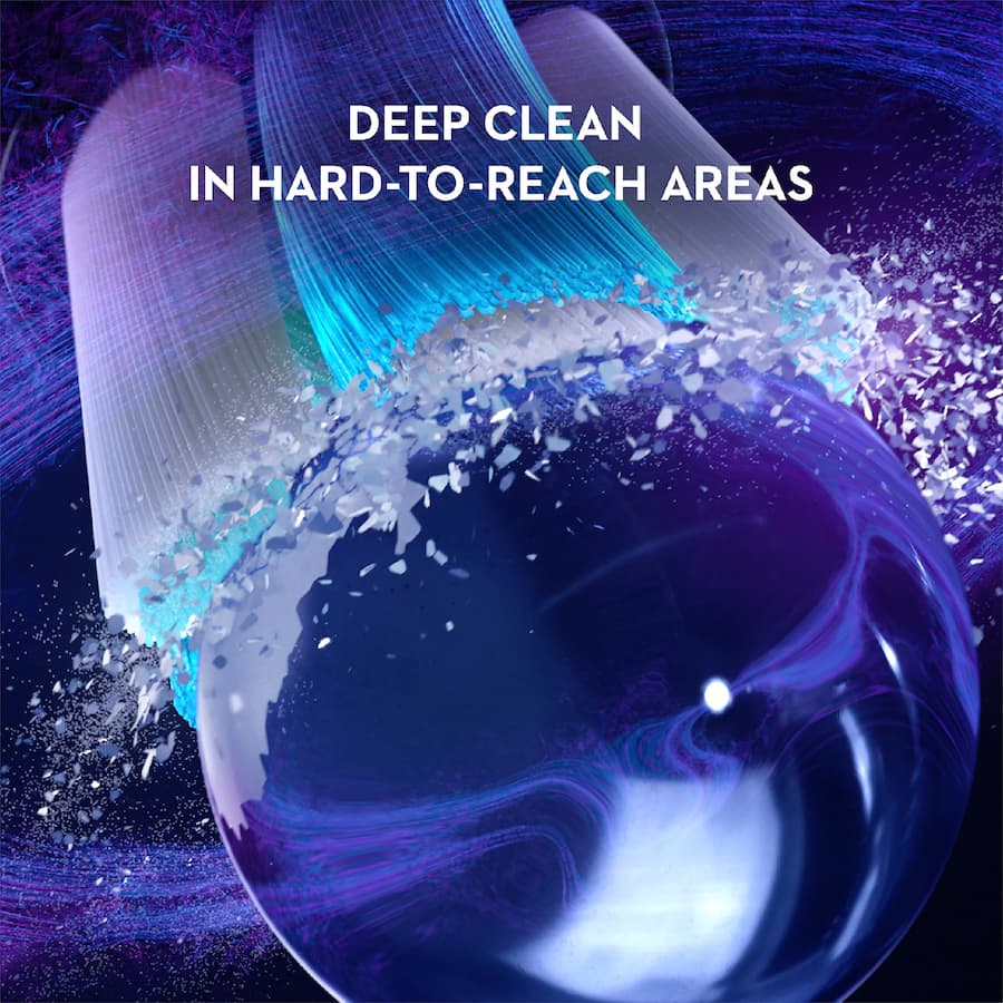 Oral B Electric Toothbrush Heads Io Ultimate Clean Black - 2pack