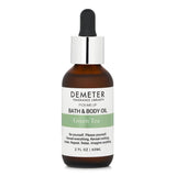 Bottle of Demeter Green Tea Bath & Body Oil, infused with natural oils for hydration and a refreshing, calming scent.