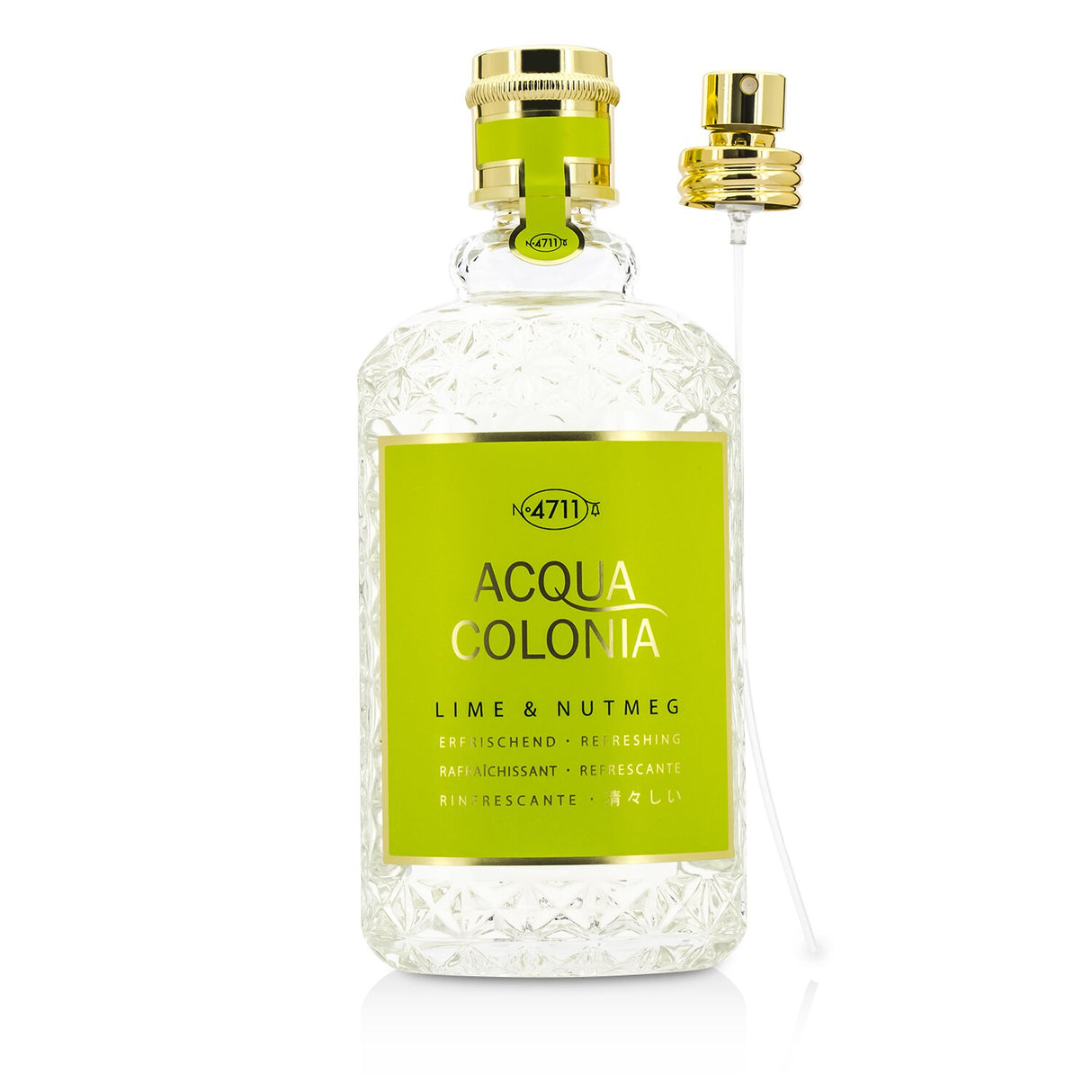 Refreshing 4711 Acqua Colonia Lime & Nutmeg Eau De Cologne, a unisex citrus scent in elegant 170ml packaging.