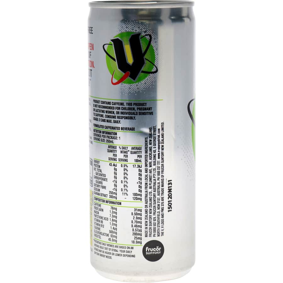 V Vitalise Energy Drink Sugarfree - Single can 250mL