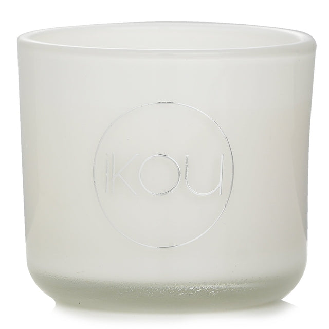 Eco-luxury 85g candle in glass, infused with Lemongrass, Lime, and Lavender for 50 hours of calming aroma.