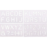 Artist Stencil - Omega 50mm Letter Stencil