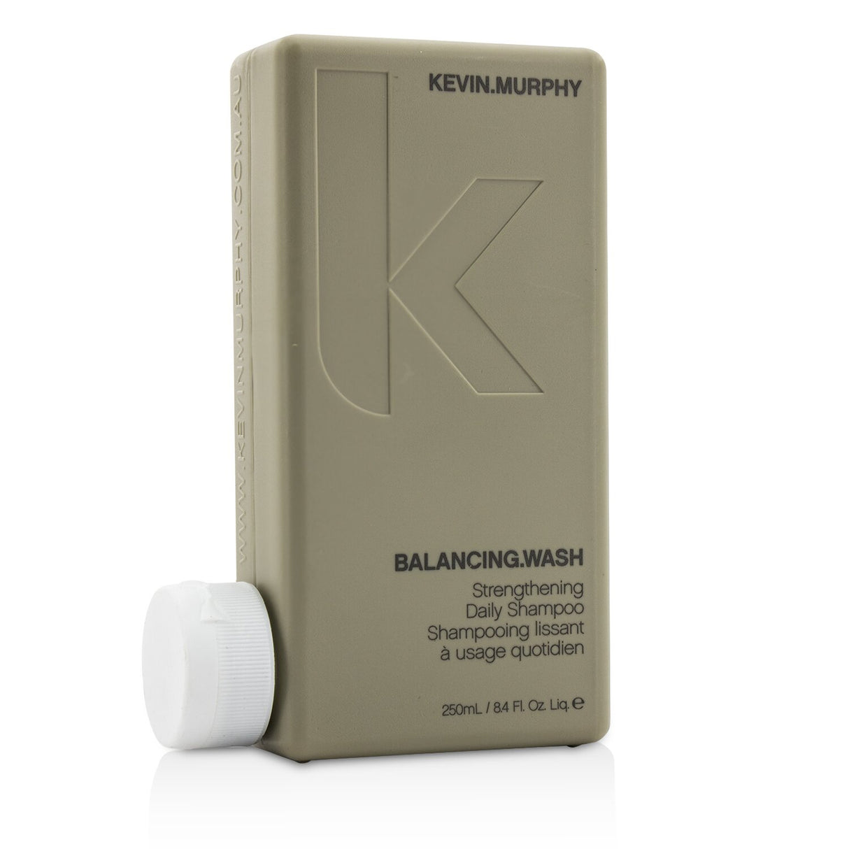 Kevin.Murphy Balancing.Wash shampoo bottle, designed for colored hair, promoting vibrancy and strength with a sulfate-free formula.