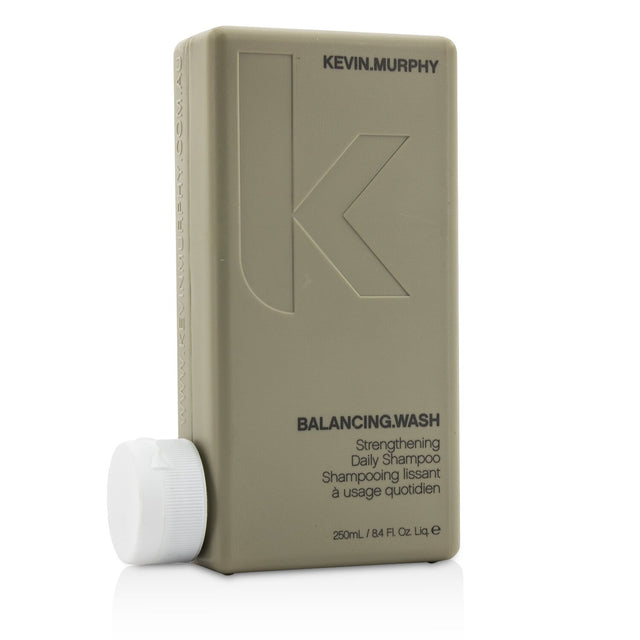 Kevin.Murphy Balancing.Wash shampoo bottle, designed for colored hair, promoting vibrancy and strength with a sulfate-free formula.