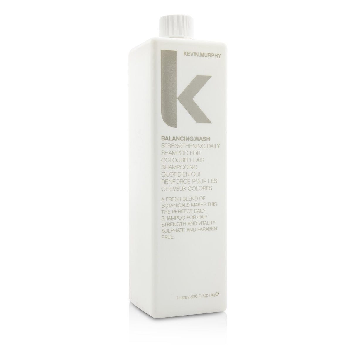 Kevin.Murphy Balancing.Wash shampoo, antioxidant-rich formula for gently cleansing and strengthening color-treated hair.