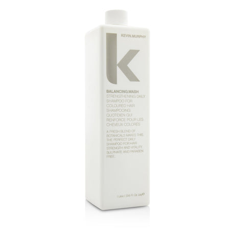 Kevin.Murphy Balancing.Wash shampoo, antioxidant-rich formula for gently cleansing and strengthening color-treated hair.