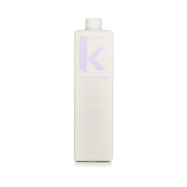 Luxurious 1000ml color enhancing shampoo for blonde and grey hair, enriched with nourishing butters and Keratin Amino Acids.