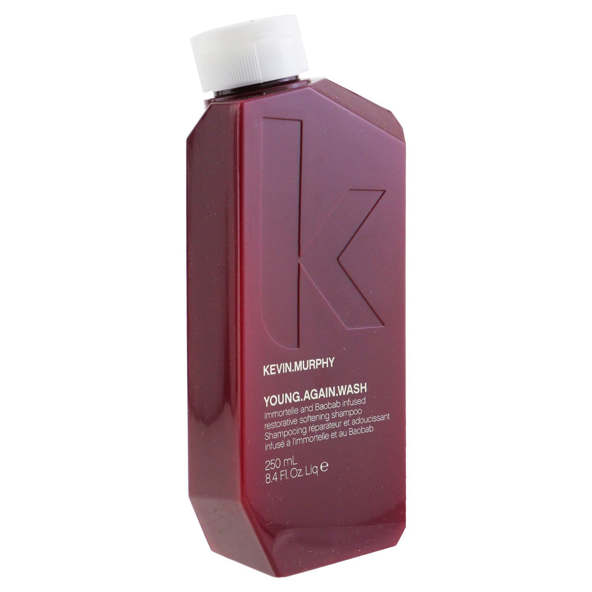 Kevin.Murphy Young.Again.Wash: Restorative shampoo for dry hair, infused with Baobab and Immortelle for softness and shine.