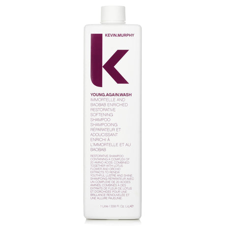 A luxurious restorative shampoo with Baobab and Immortelle, ideal for softening and revitalizing dry, brittle hair.