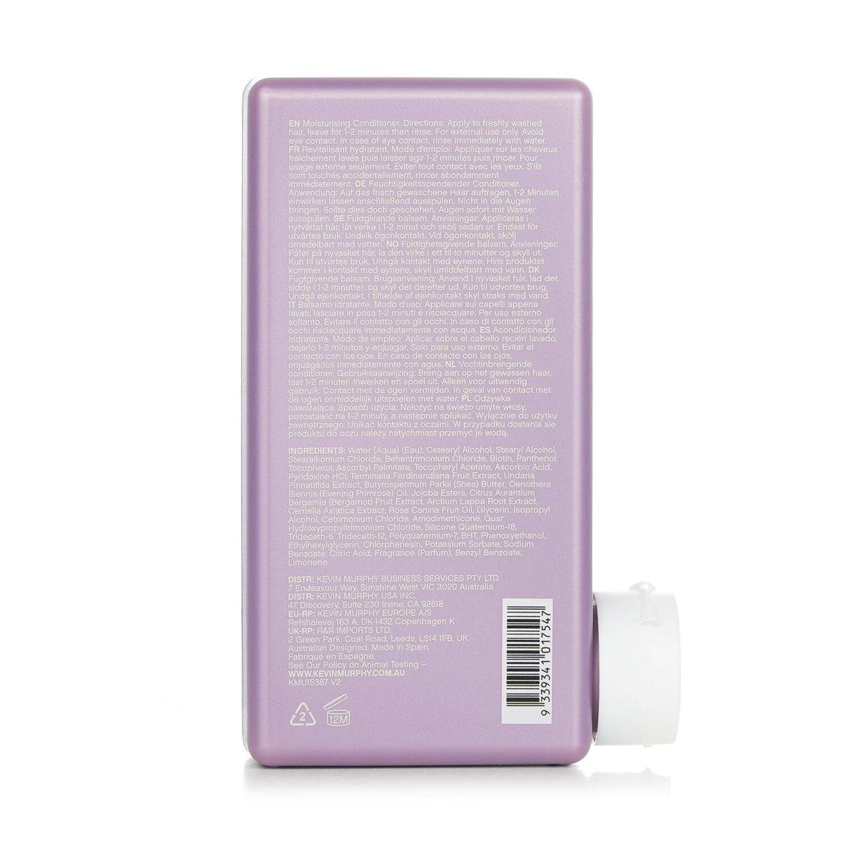Kevin.Murphy Hydrate-Me.Rinse bottle, a nourishing conditioner for colored hair, infused with Kakadu Plum and Vitamin C.