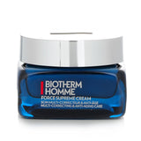 Biotherm Homme Force Supreme Youth Reshaping Cream for men over 40, targeting wrinkles with New Youth Algae™ and Life Plankton™.