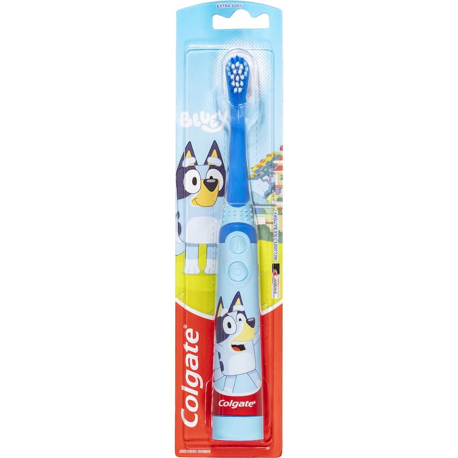 Colgate Kids 3+ Years Electric Toothbrush Battery Powered Bluey 1ea