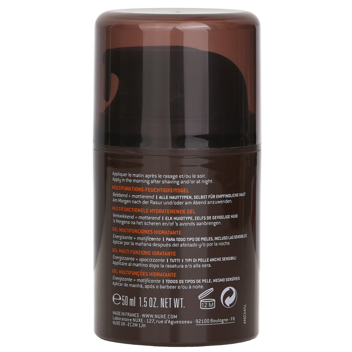 Nuxe - Men Moisturizing Multi-Purpose Gel  - 50ml/1.5oz