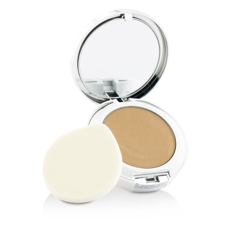 Clinique Beyond Perfecting Powder Foundation + Concealer in #06 Ivory offers full coverage and a matte finish for flawless skin.