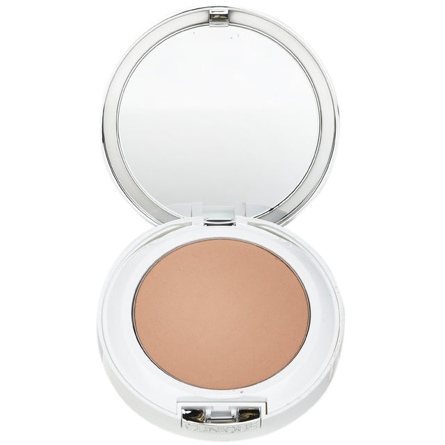 Clinique Beyond Perfecting Powder Foundation + Concealer in #07 Cream Chamois, offering full coverage and lightweight, breathable formula.