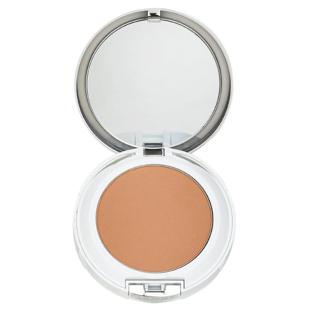 Clinique Beyond Perfecting Powder Foundation + Concealer in #11 Honey offers full coverage with a lightweight, breathable formula.