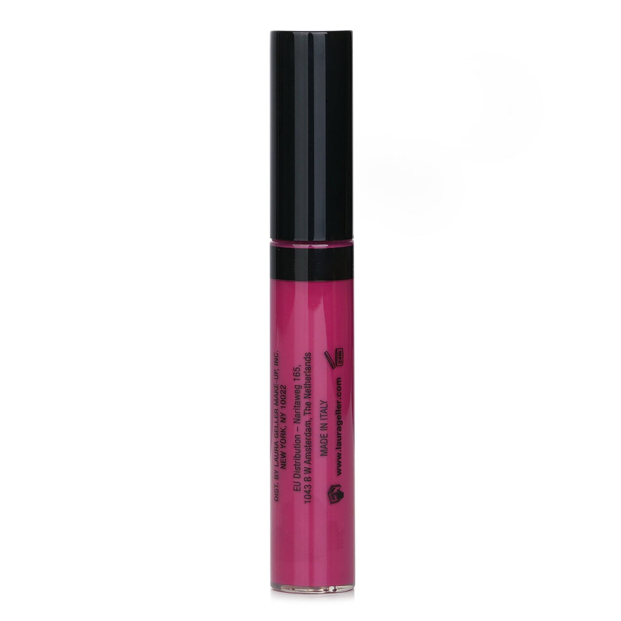 Luxurious raspberry-hued lip gloss with high shine and a silky texture, enriched with coffee aroma for a delightful application.