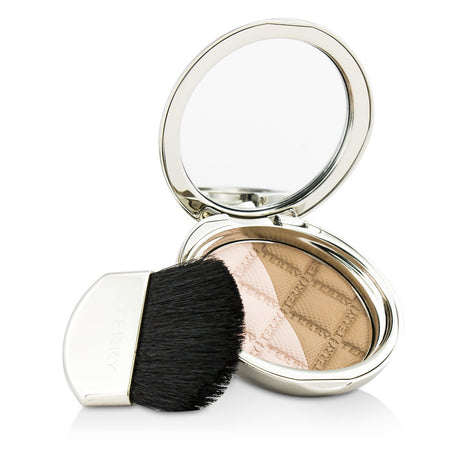 By Terry Terrybly Densiliss Blush Duo Powder in #100 Fresh Contrast, featuring dual shades for sculpting and highlighting.