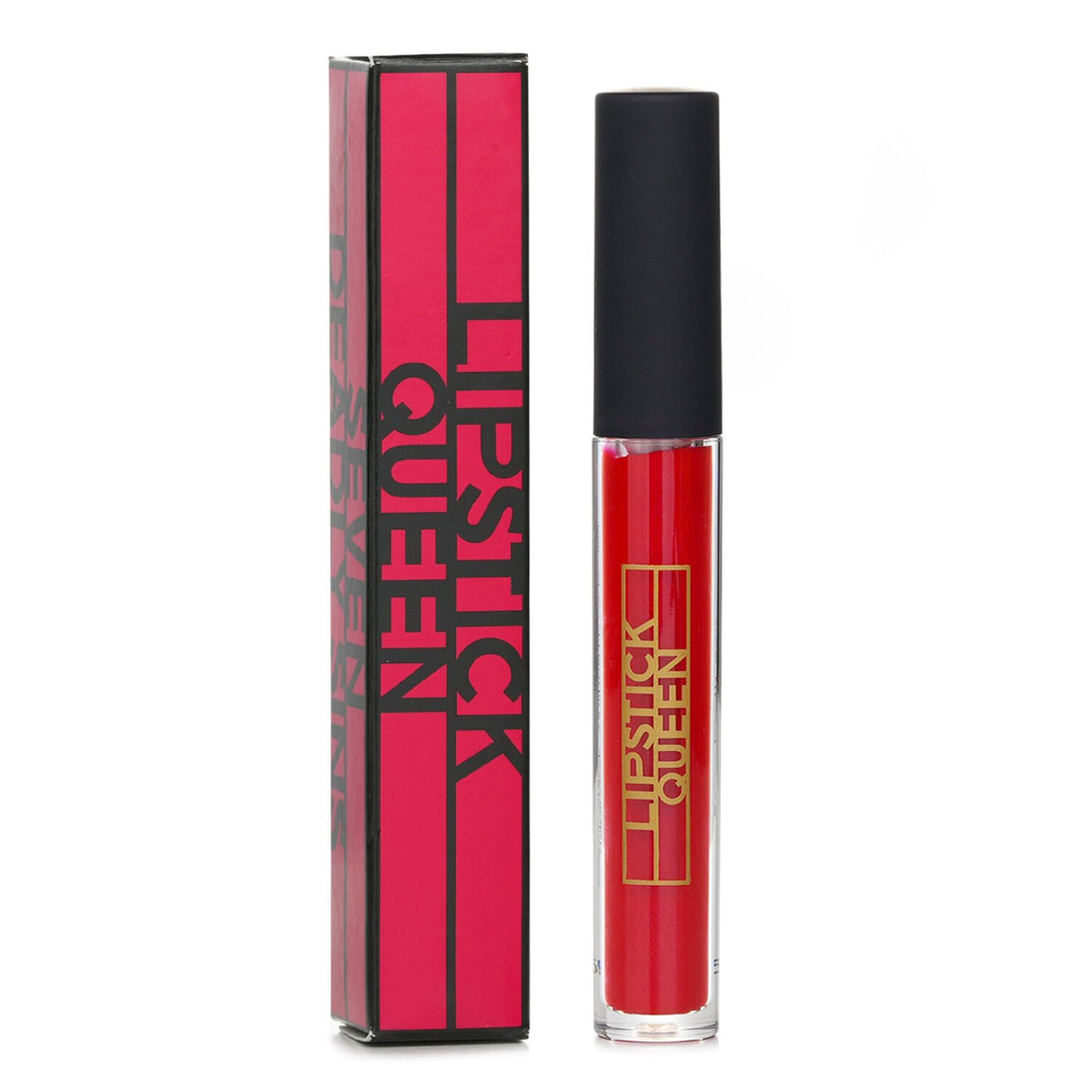 Fiery red coral lip gloss with super-shine, nourishing ingredients, and a non-sticky texture for bold, luscious lips.