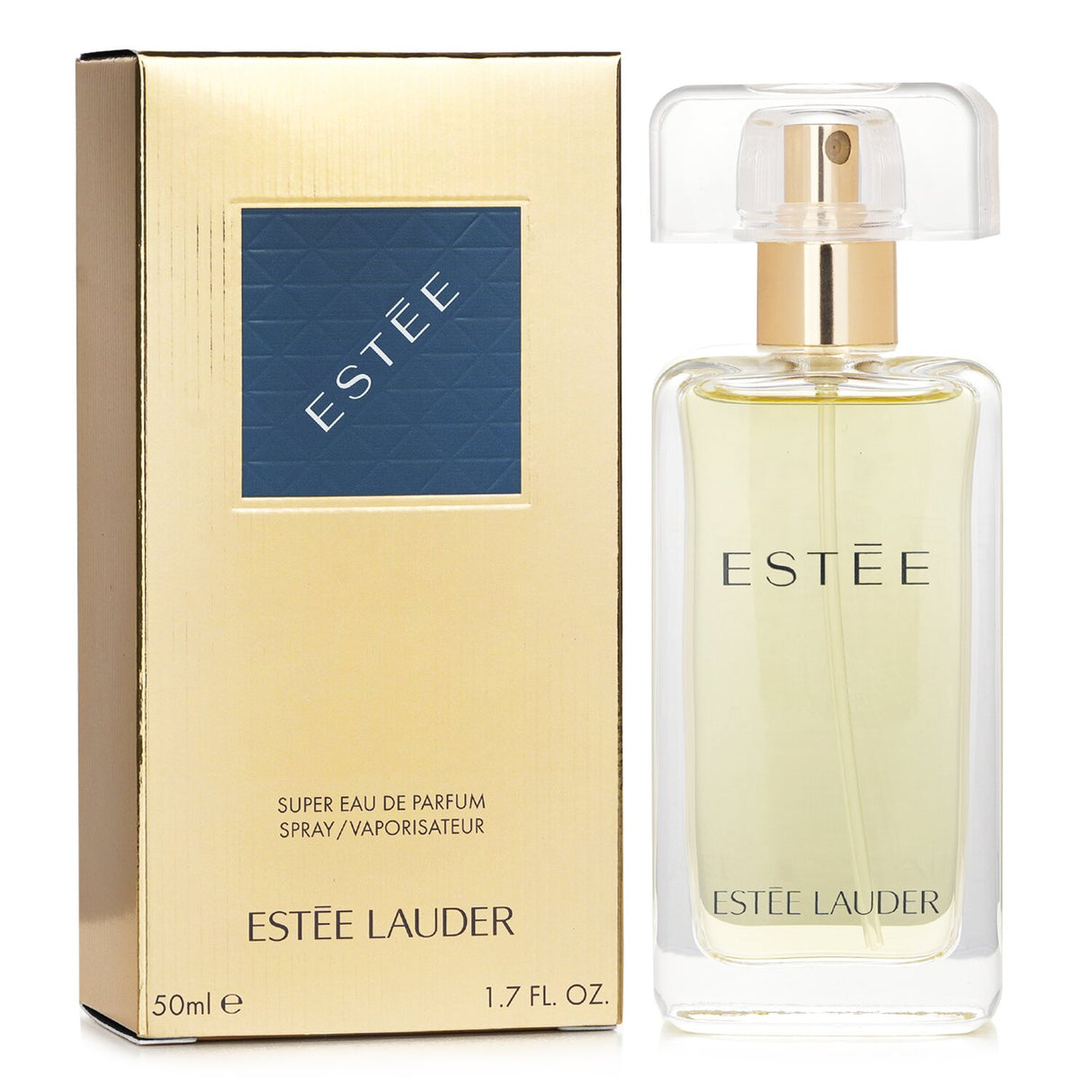 Luxurious Estee Lauder Super Eau De Parfum Spray, 50ml, blends floral jasmine, rose, and fruity raspberry for a sophisticated scent.