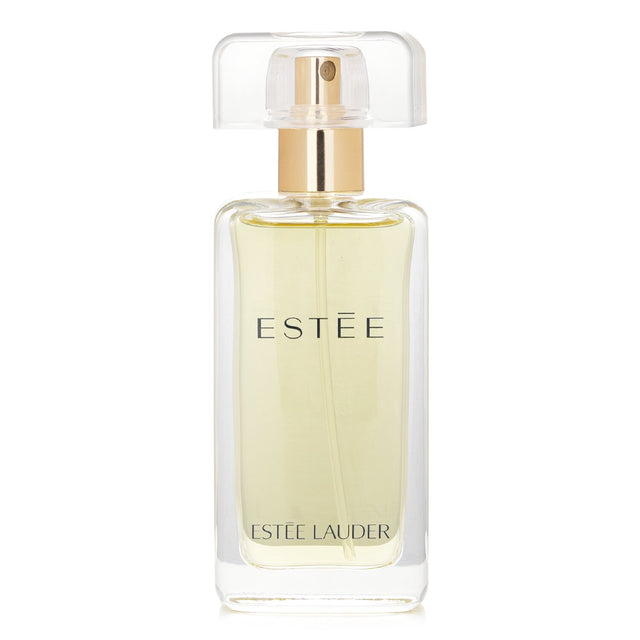 Estee Lauder Estee Super Eau De Parfum Spray in 50ml, showcasing sweet floral notes of jasmine and rose with hints of peach and citrus.