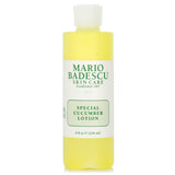 Mario Badescu Special Cucumber Lotion in 236ml, a soothing toner for combination and oily skin, targets acne and refreshes complexion.