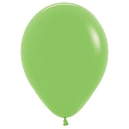 Sempertex 30cm Fashion Lime Green Latex Balloons - Pack of 50