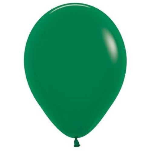 Sempertex 30cm Fashion Forest Green Latex Balloons - Pack of 50