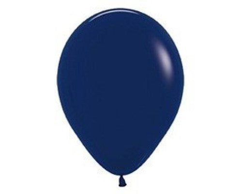 Sempertex 30cm Fashion Navy Blue Latex Balloons- Pack of 50