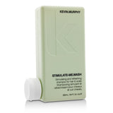 Kevin.Murphy Stimulate-Me.Wash bottle showcasing its invigorating shampoo for men with cooling Camphor Crystals and natural extracts.