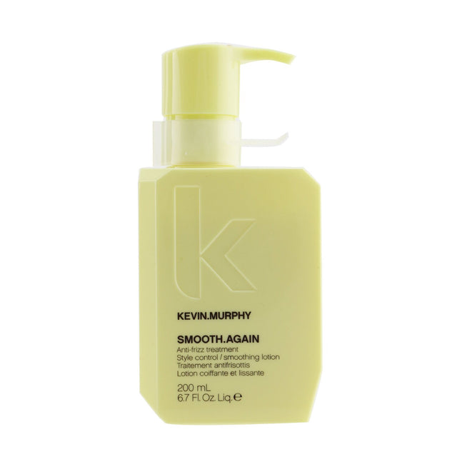 Kevin Murphy Smooth.Again Anti-Frizz Treatment, a 200ml leave-in lotion for reducing frizz in thick, unruly hair while providing heat protection.