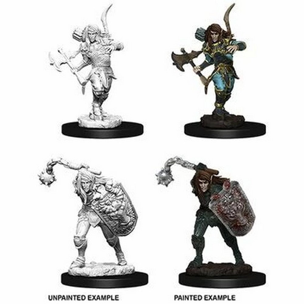 Pathfinder Battles Deep Cuts Male Elf Fighter - Model Primer