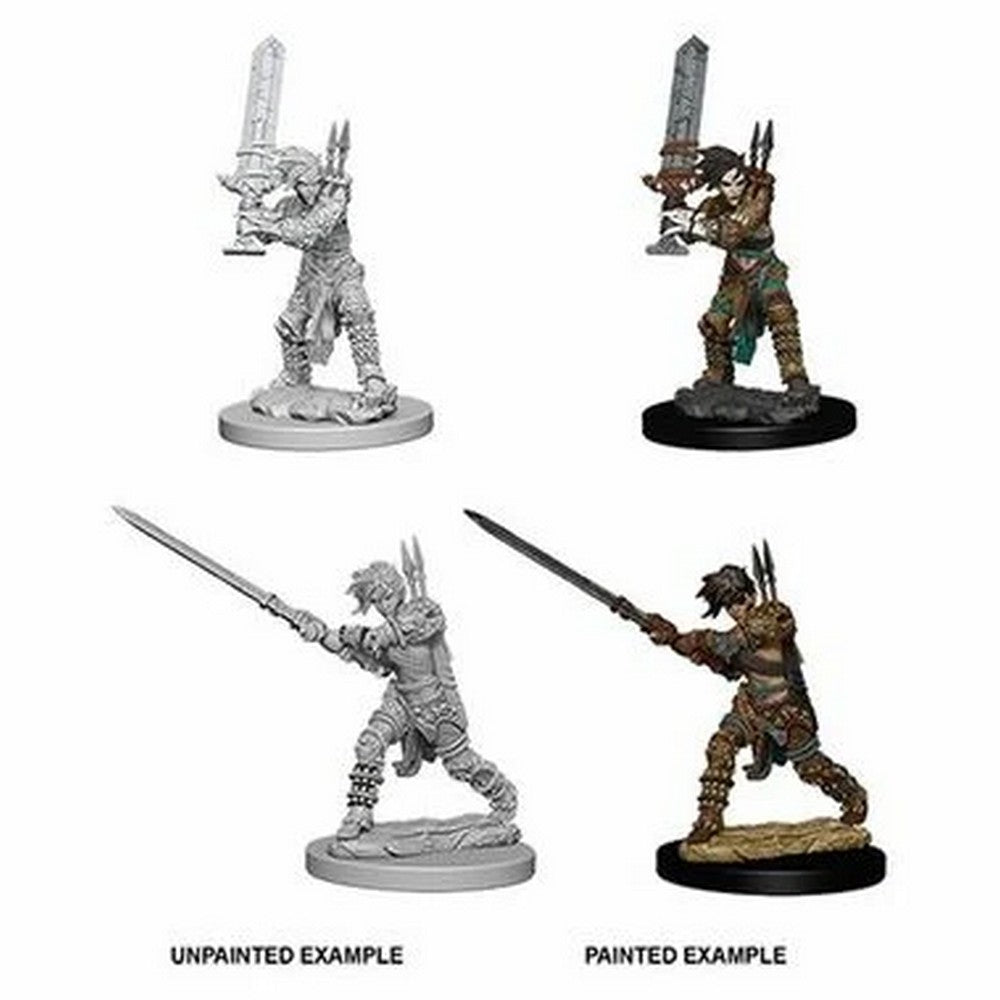 Pathfinder Battles Deep Cuts Female Human Barbarian - Model Primer