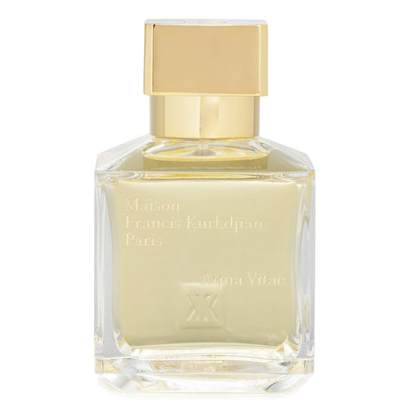 Maison Francis Kurkdjian Aqua Vitae Eau De Toilette in 70ml, a fresh citrus woody fragrance inspired by Mediterranean elegance.