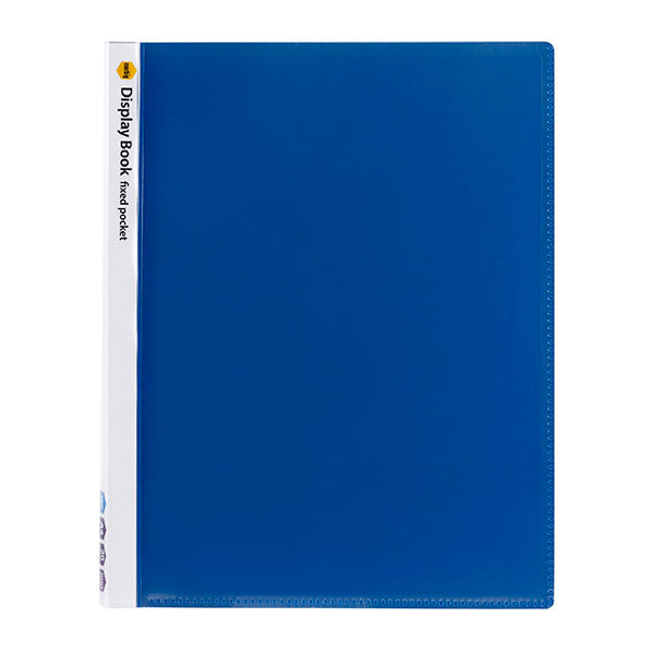 Marbig A4 Non-Ref D'play Bk W/Cvr 20pg Blue - Pack of 10