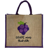 Zinc Reusable Jute Shopping Bag Assorted