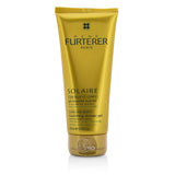 Rene Furterer Solaire shower gel with jojoba wax, nourishing hair and body after sun exposure, restoring moisture and vitality.