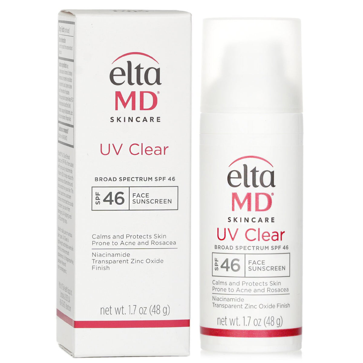 EltaMD UV Clear Facial Sunscreen SPF 46 - For Skin Types Prone To Acne