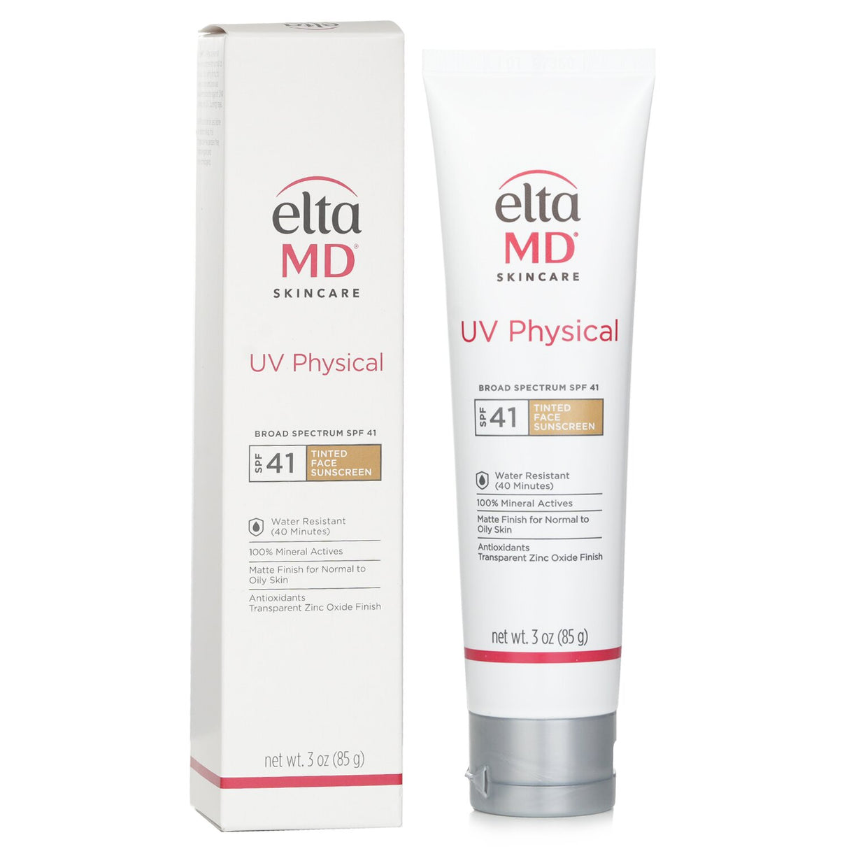 EltaMD - UV Physical Water-Resistant Facial Sunscreen SPF 41 (Tinted) - For Norm