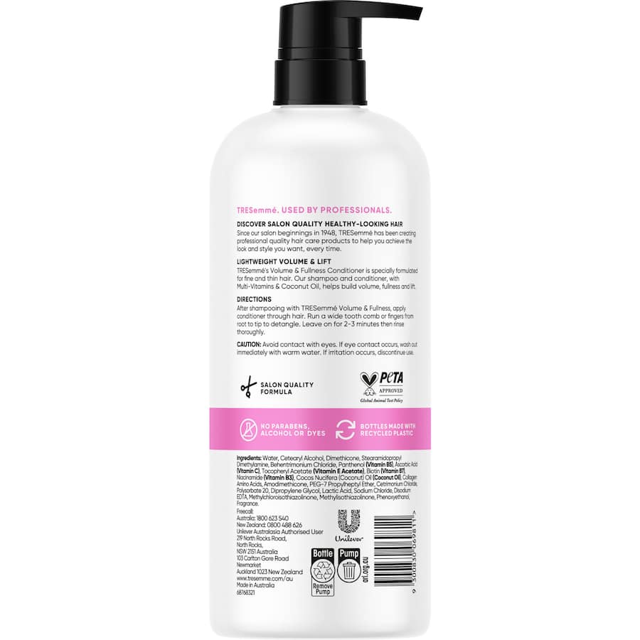 Tresemme Conditioner Volume & Fullness 940mL