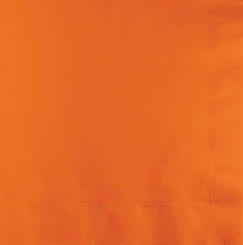 Sunkissed Orange Luncheon Napkins - Pack of 50