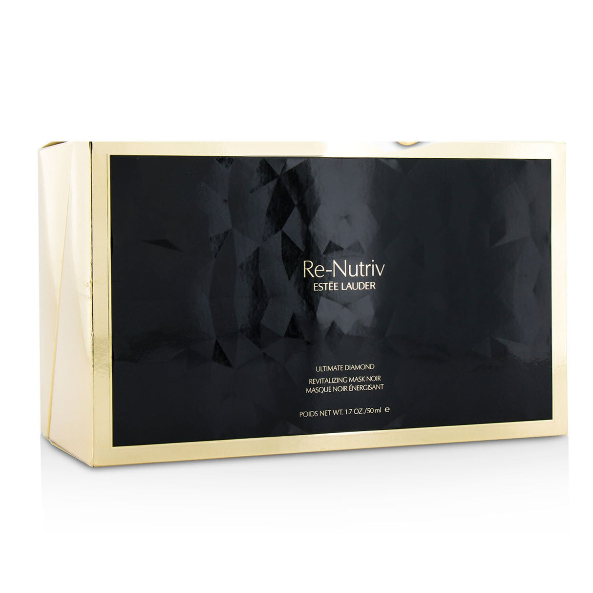 Estee Lauder Re-Nutriv Ultimate Diamond Revitalizing Mask Noir is a luxurious two-step facial treatment for radiant skin.