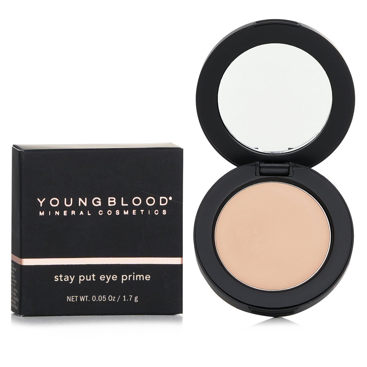 Youngblood Stay Put Eye Prime in 2g, a hydrating eye primer for smooth, crease-free eyeshadow application.