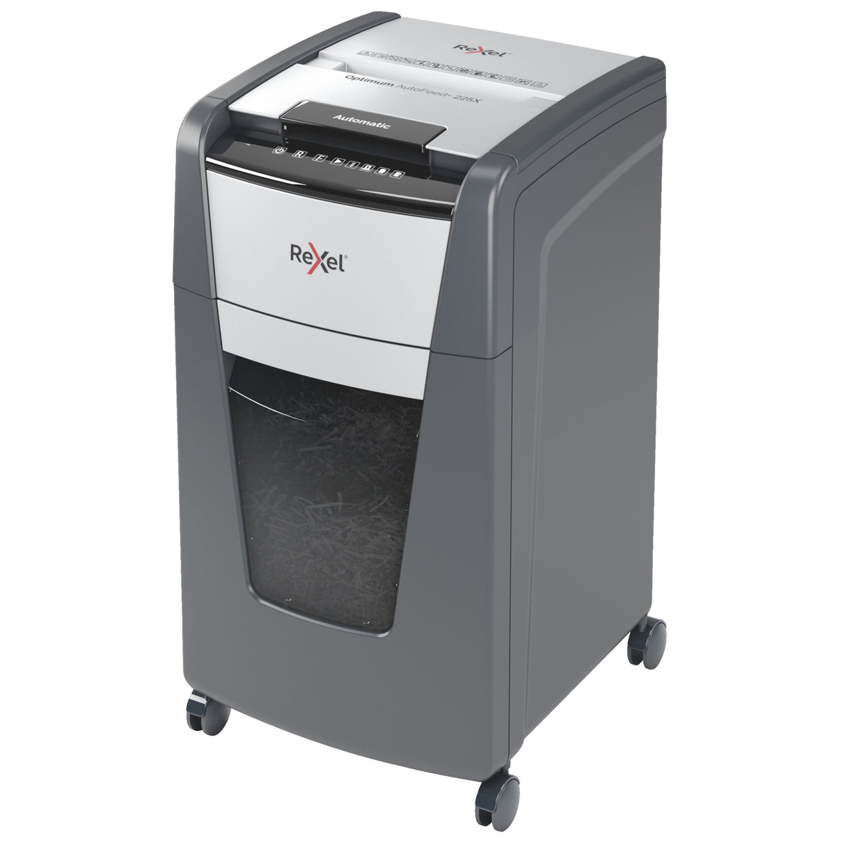 REXELÂ® OPTIMUM AUTOFEED SHREDDER 225X CROSS CUT